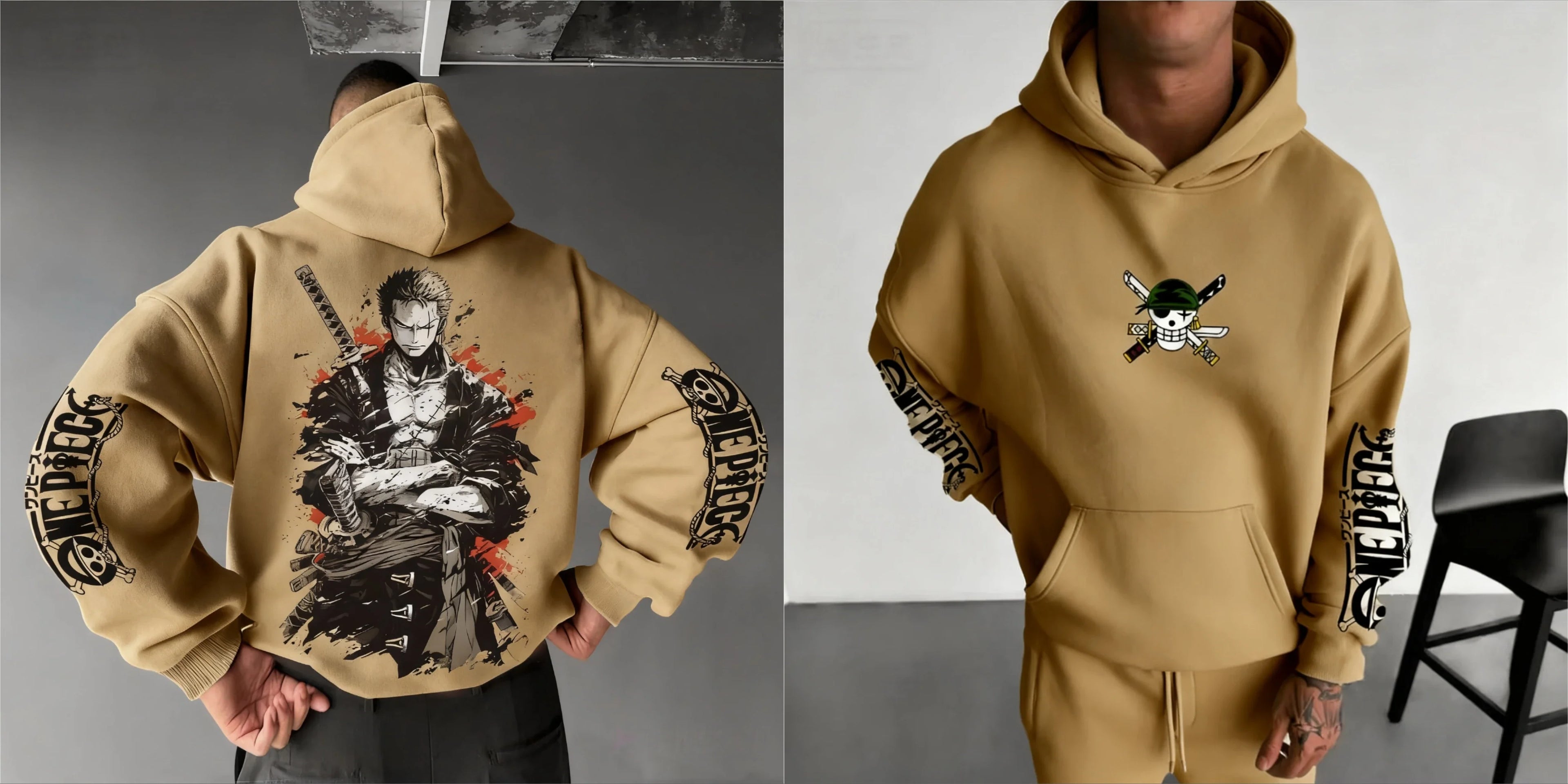 Roronoa Zoro Printed Hoodie 