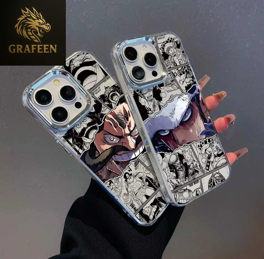 Anime New Black Phone Case for Iphone 17 16E 16 15 14 13 12 11 Pro Max 7 Air plus Pieces Hot Ones Luffys Transparent Soft Cover
