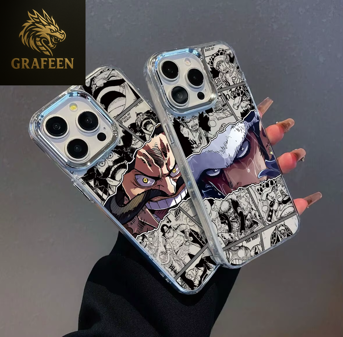 Anime New Black Phone Case for Iphone 17 16E 16 15 14 13 12 11 Pro Max 7 Air plus Pieces Hot Ones Luffys Transparent Soft Cover