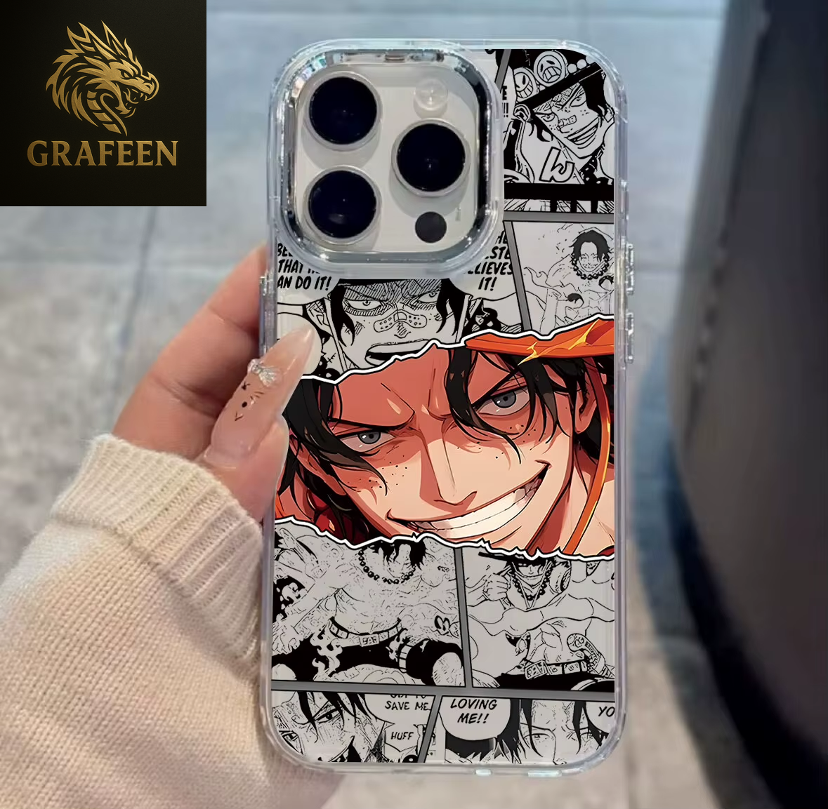 Anime New Black Phone Case for Iphone 17 16E 16 15 14 13 12 11 Pro Max 7 Air plus Pieces Hot Ones Luffys Transparent Soft Cover